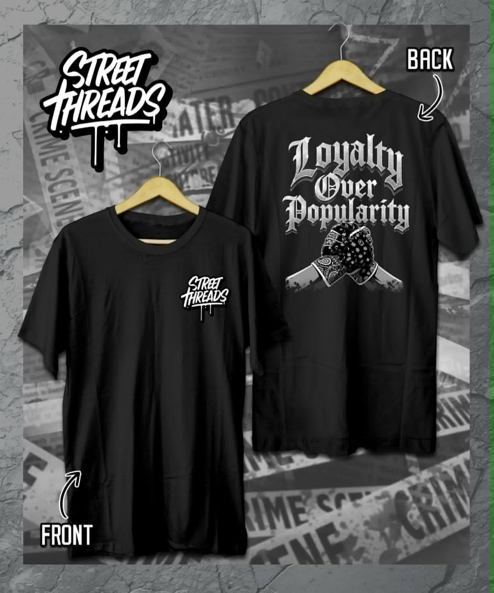 Loyalty over popularity tee