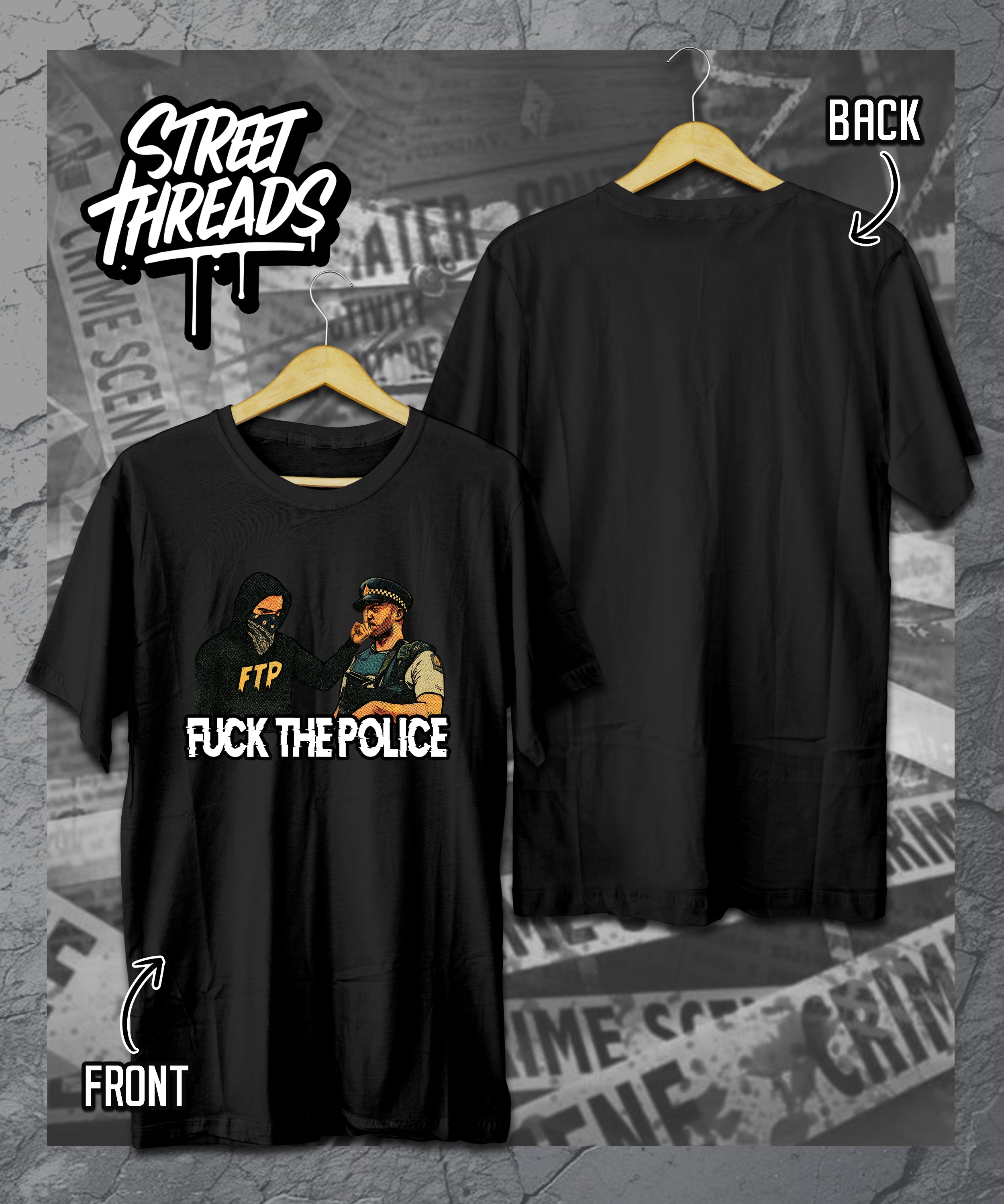 F##K the police T-shirt