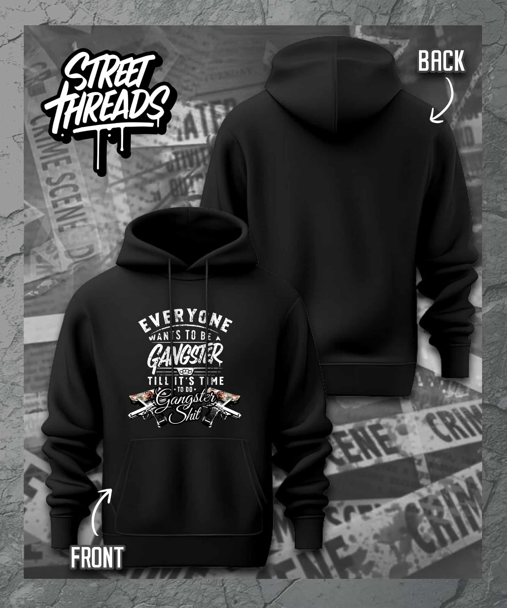 Gangster shit Hoodie