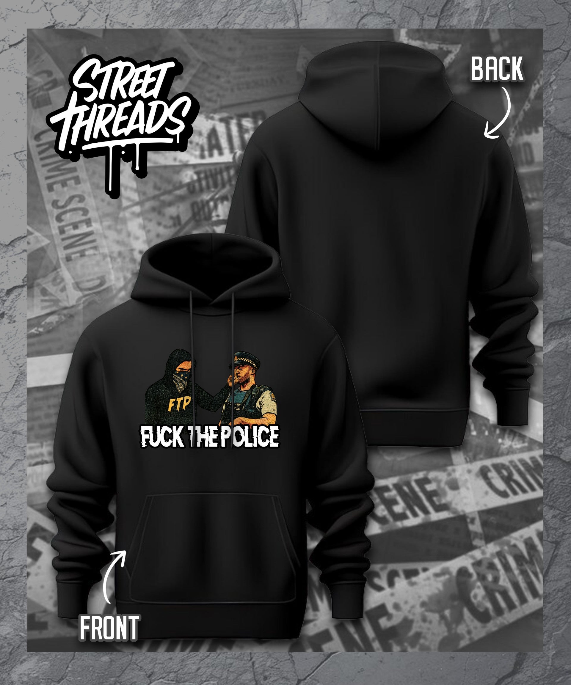 F##K the police Hoodie